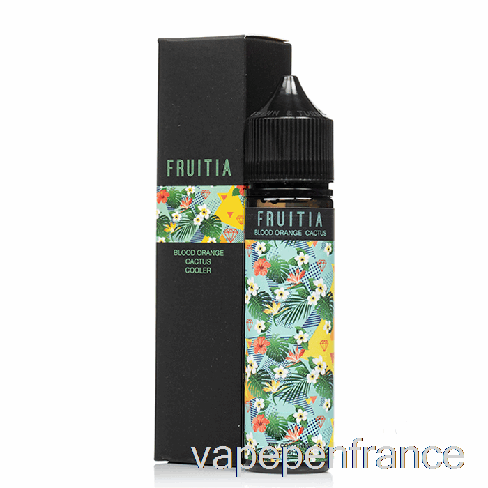 Refroidisseur De Cactus Orange Sanguine - Fruitia - Stylo Vape 60 Ml 3 Mg